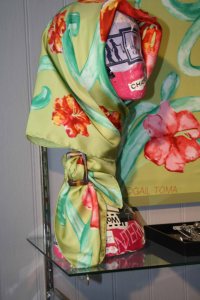 GAIL TOMA's Amaryllis Silk Scarf perfect for Holiday, perfect any time of year...The Amaryllis Print Scarf